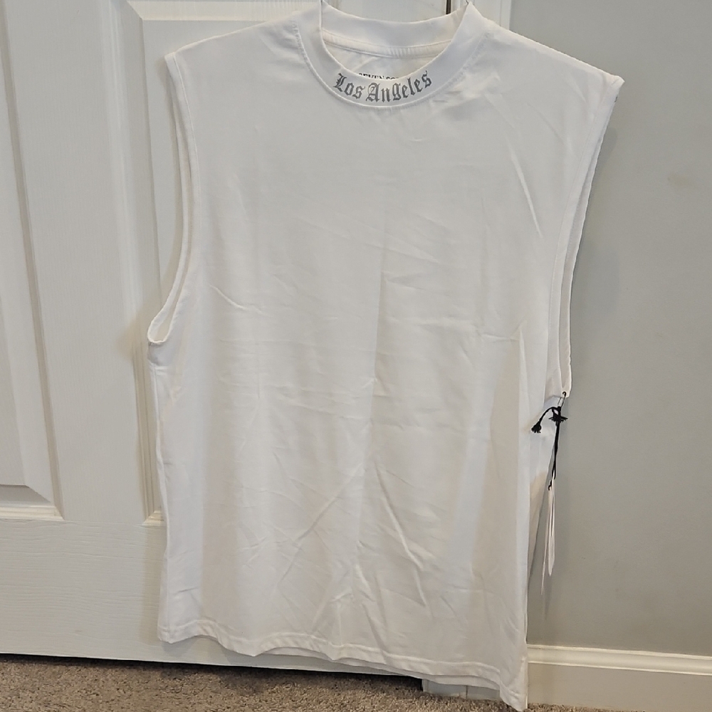 White Men's Tank Top